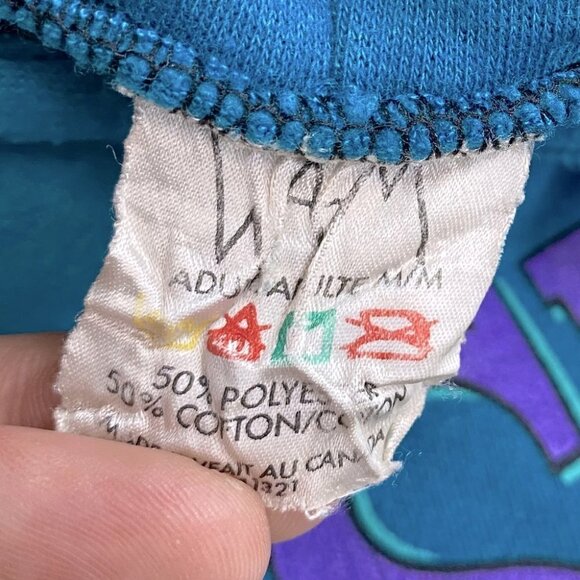 Vintage Turquoise Jasper World Class Hoodie  L - Picture 6 of 14